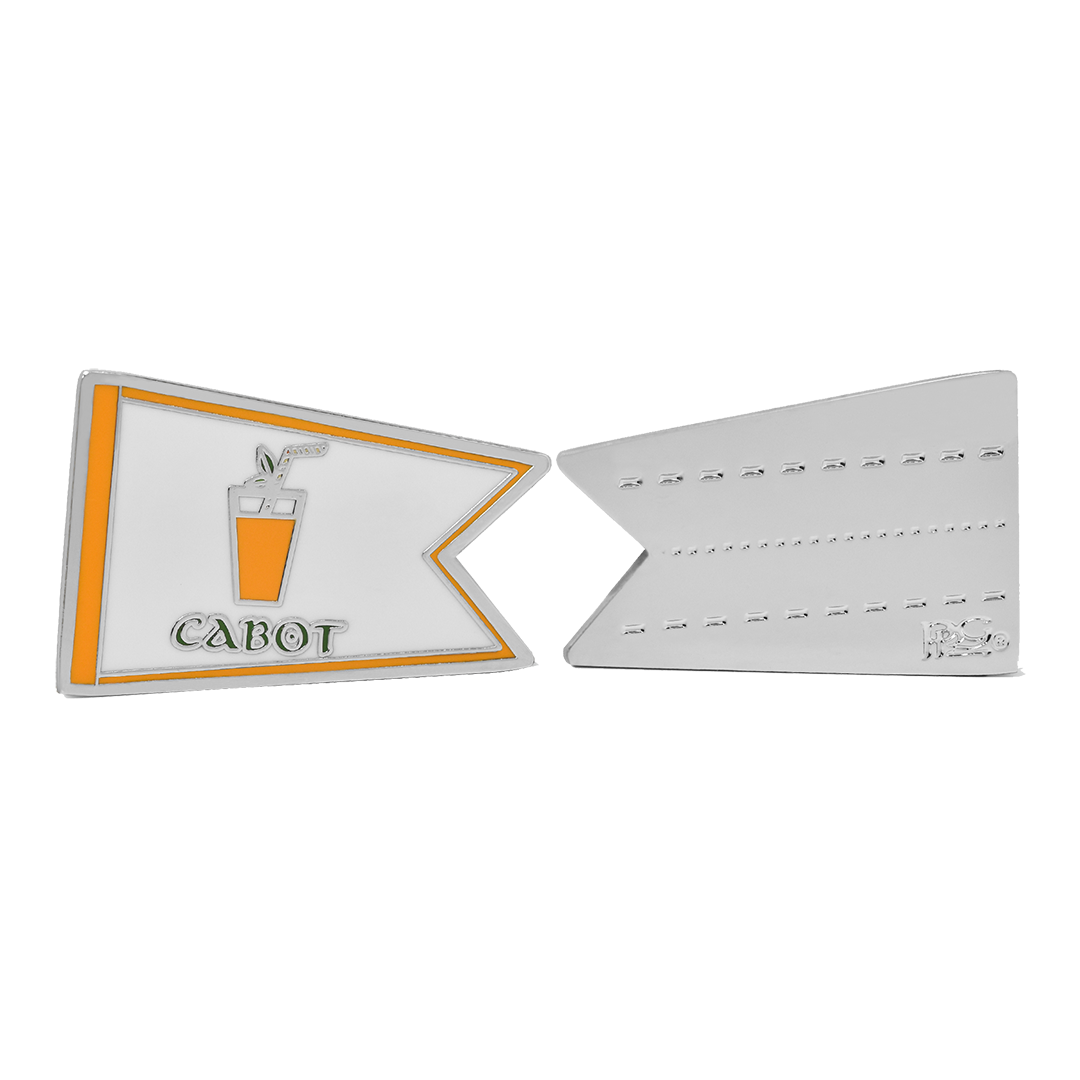 Marqueur de balle Cabot Citrus Farms Squeeze Flag sur mesure