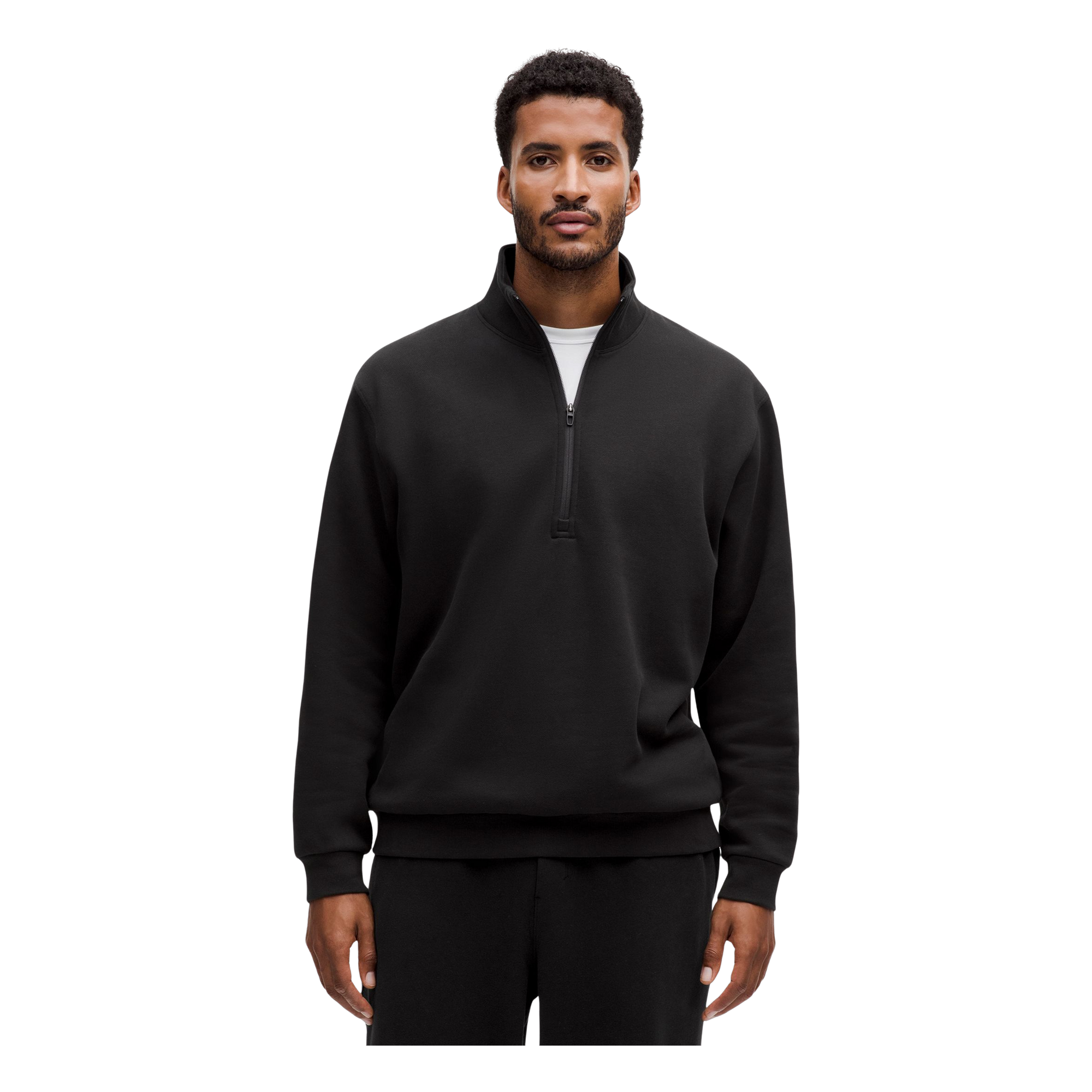steadyhalfzip.Black